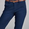 portrait of Cotton Twill Long Pants with Belt