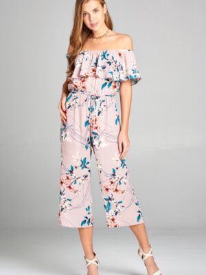 Off the Shoulder Jumpsuit