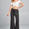 High Waist ladies Pants with Tie