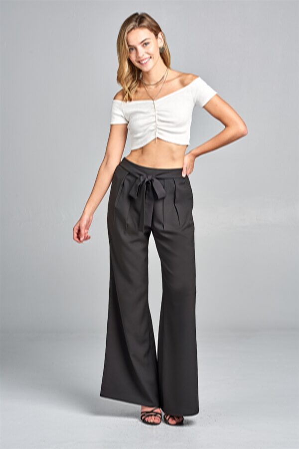 High Waist ladies Pants with Tie