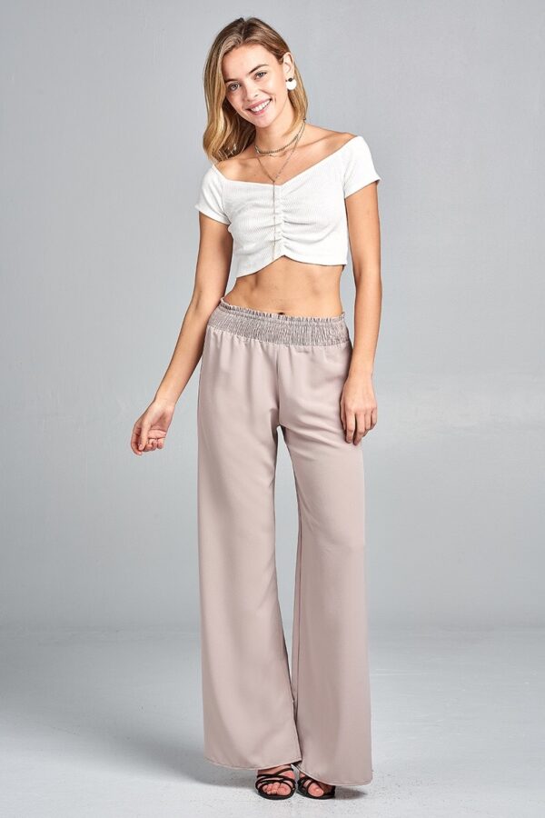 A stylish High Waist Elastic Pants