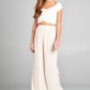 Gauzy Wide Leg High Waist Pants