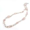 Pink Pearls with Rose Quartz Necklace