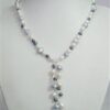 Grey and White Freshwater Pearl Necklace