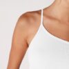 Small, side One Shoulder Ribbed Bralette