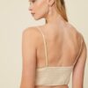 Small back view of Embroidery Ruffle Bralette