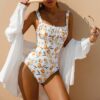 One Piece Fruit white Swimsuit