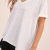 White Small view of the V Neck Blouse