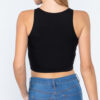 Small, back view of Halter Neck Crop Top