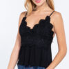 Small view of Crochet Lace Cami Top, side