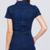 Small, back side view of Jean Romper