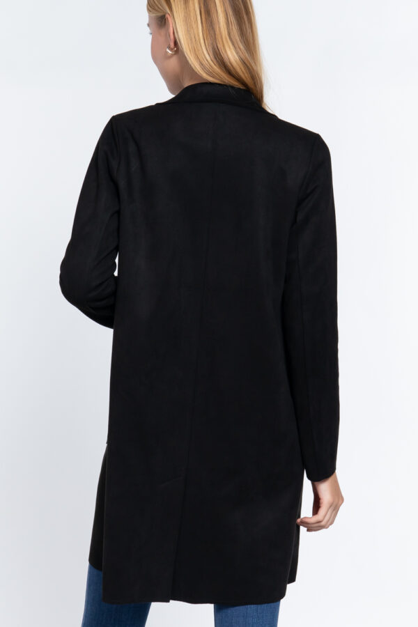 Backe, small view Long Sleeve Suede Jacket